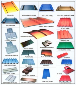 metal roofing styles