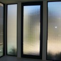 Etched Frosted Glass Doors