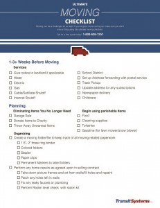Free Moving Checklist