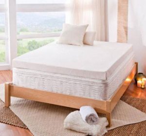 Mattress Topper on Bed